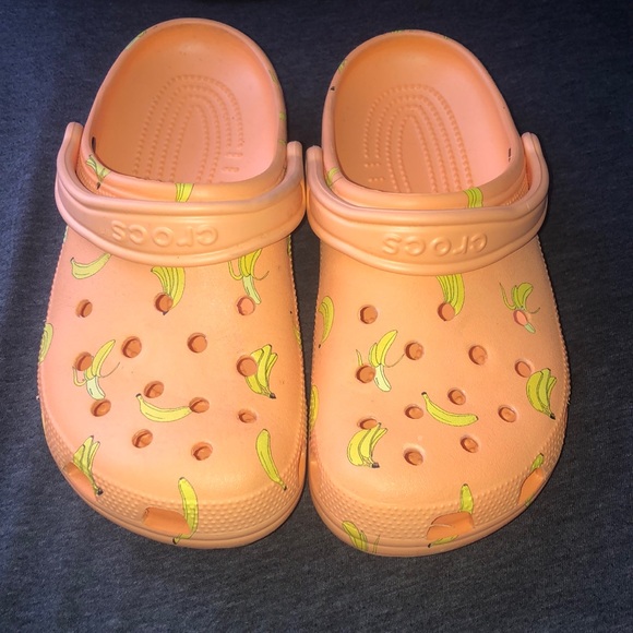 banana crocs
